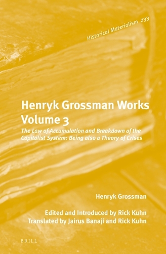 Henryk Grossman Works. Volume 3