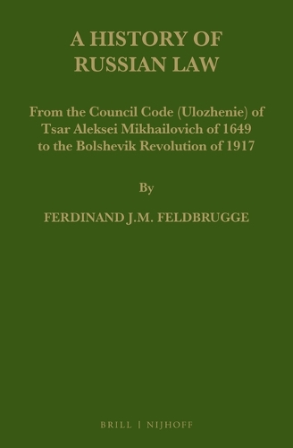 A History of Russian Law