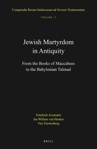 Jewish Martyrdom in Antiquity