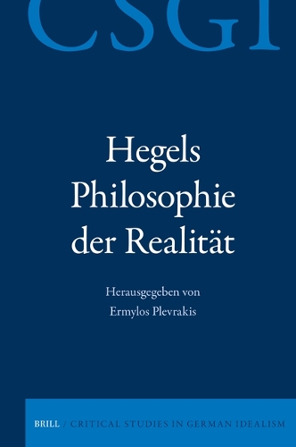 Hegels Philosophie der Realitaet.