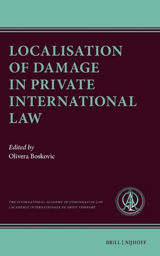 Localisation of Damage in Private International Law.