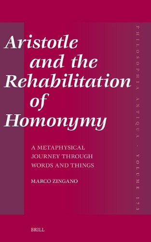 Aristotle and the Rehabilitation of Homonymy