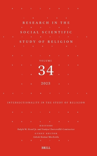 Research in the Social Scientific Study of Religion. Volume 34