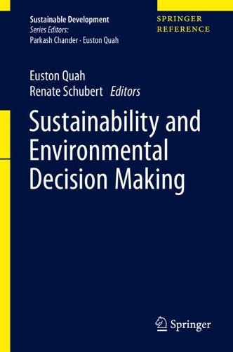 Sustainability and Environmental Decision Making.