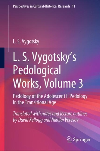 L. S. Vygotsky's Pedological Works. Volume 3