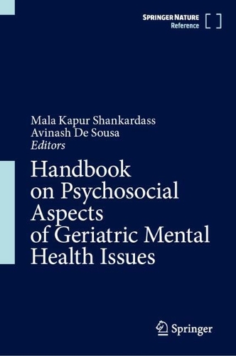 Handbook on Psychosocial Aspects of Geriatric Mental Health Issues.