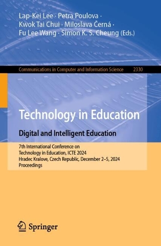 Technology in Education. Digital and Intelligent Education