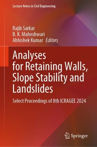 Analyses for Retaining walls, Slope Stability and Landslides: Select Proceedings of 8th ICRAGEE 2024.