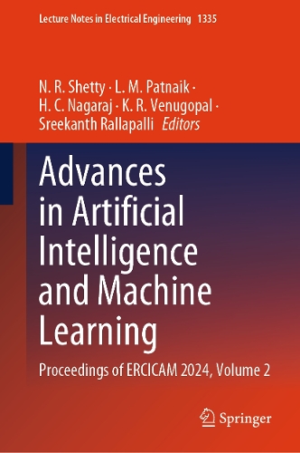 Advances in Artificial Intelligence and Machine Learning: Proceedings of ERCICAM 2024, Volume 2.