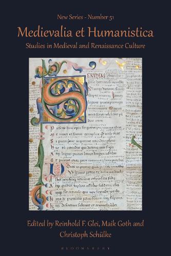 Medievalia et Humanistica, No. 51: Studies in Medieval and Renaissance Culture: New Series.