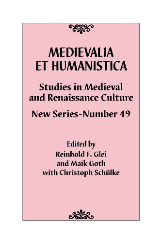 Medievalia et Humanistica, No. 49
