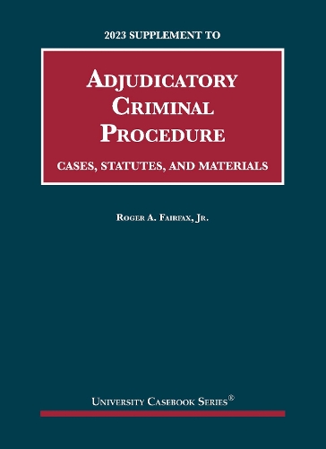 Adjudicatory Criminal Procedure