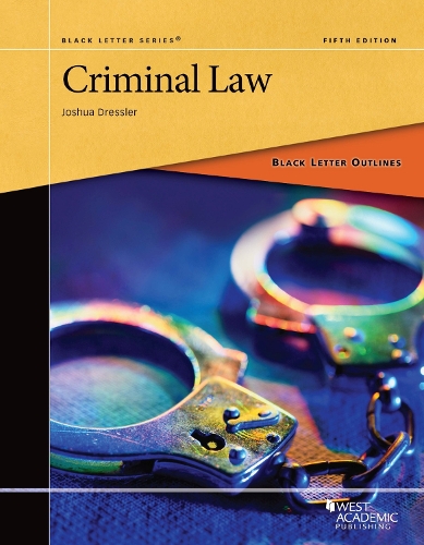 Black Letter Outline on Criminal Law.