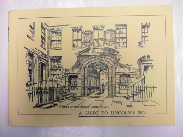 A Guide to Lincoln's Inn. London, Wildy & Sons, 1953.