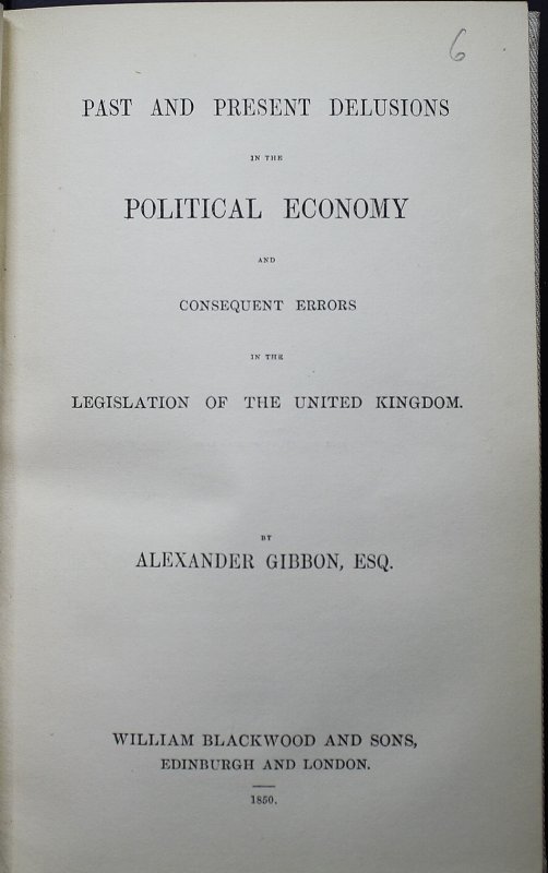 Taxation: its Nature and Properties. Second edition. London, Richardson, 1853.