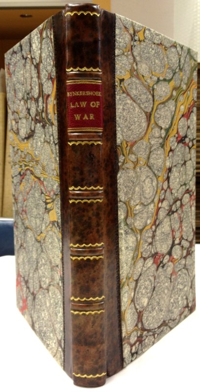 A Treatise on the Law of War, being the first book of his Quaestiones juris publici. Philadelphia, Farrand & Nicholas, 1810.