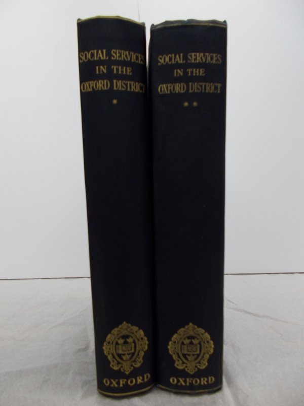 A Survey of the Social Services in the Oxford District. 2 vols. Oxford, Oxford University Press, 1938-40.