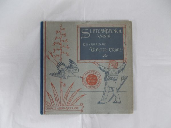 Slate and Pencil-Vania. Being the Adventures of Dick on a Deseart Island. Walter Crane's New Series of Picture Book No. 1. London, Marcus Ward & Co. Ltd. 1885.