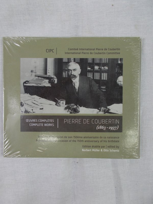 Pierre de Coubertin (1863-1937). Oeuvres completes: Publiees a l'occasion de son 150eme anniversaire de sa naissance / Complete Works: published on the Occasion of the 150th Anniversary of his Birthdate, Lausanne, 2013.