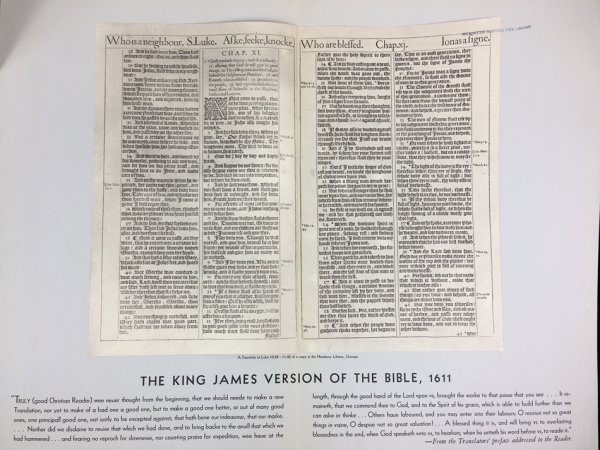 A History of the English Bible. As shown in Facsimile Pages from 1525 to 1611.  I. Tyndale's New Testament; II. Coverdale's Bible (2 folding plates); III. Matthew's Bible; IV. The Great Bible; V. The Geneva Bible; VI. The Bishops' Bible; VII. The Rheims-Douai Bible; VIII. The King James Bible (2 folding plates)..