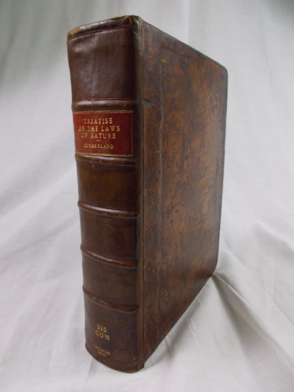 A Treatise of the Laws of Nature. Made English from the Latin by John Maxwell. London: Printed by R. Phillips, 1727.