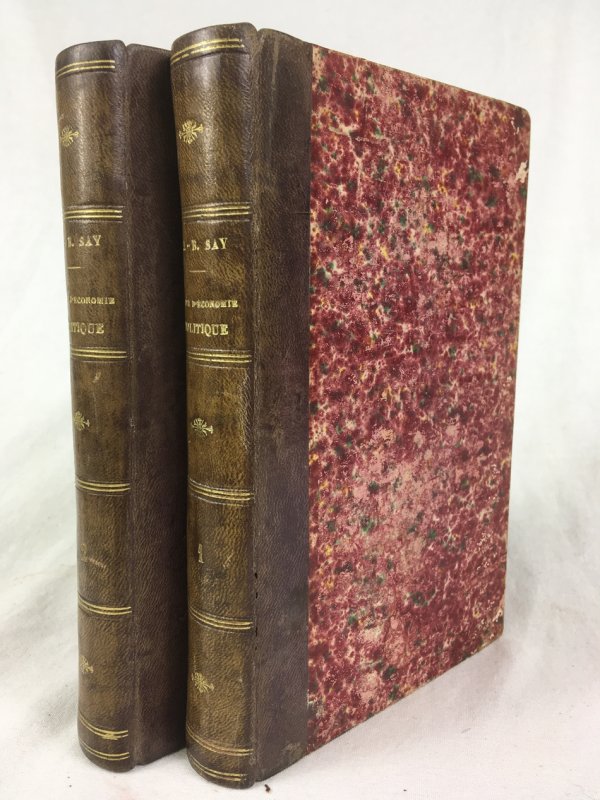 Traite d'Economie Politique, ou Simple Exposition. De la Maniere dont se Forment, se Distribuent, et se Consomment les Richesses. 2 tomes., Paris, Deterville, 1817.