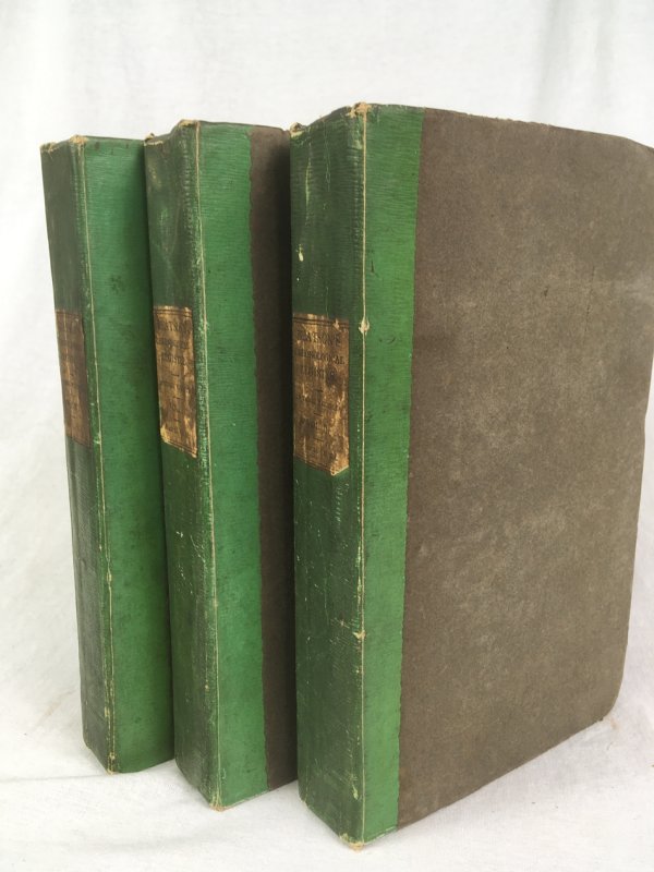 A Chronological Register of Both Houses of the British Parliament from the Union in 1708, to the Third Parliament of the United Kingdom of Great Britain and Ireland, in 1807. In three volumes. London, Longman, 1807.