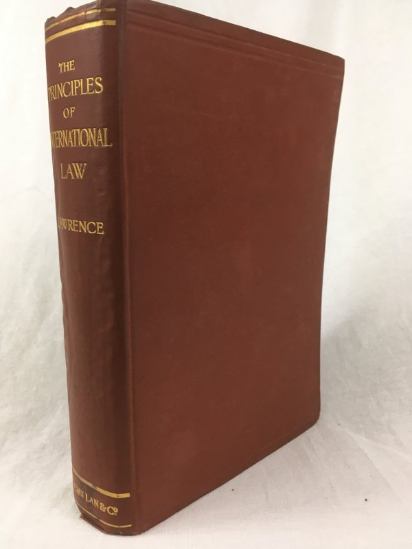 The Principles of International Law. 7th edition, London, Macmillan & Co., 1927..