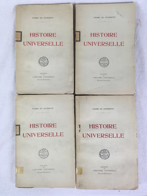 Histoire universelle. 4 Tomes. Aix-En-Provence, Societe de l'histoire universelle. 1926-1927..