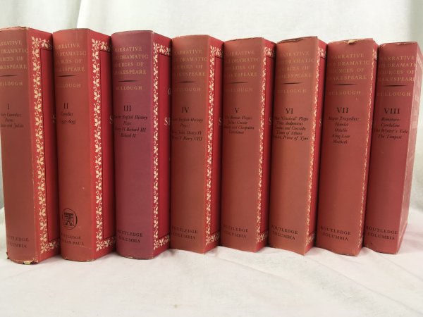 Narrative and Dramatic Sources of Shakespeare. Vols. 1-8. London, Routledge, 1966-1975.