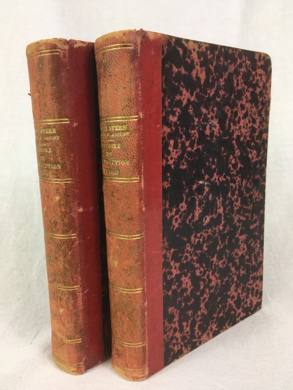 Histoire de la Revolution de 1848. Deuxieme Edition, 2 tome, Paris Charpentier, 1862..