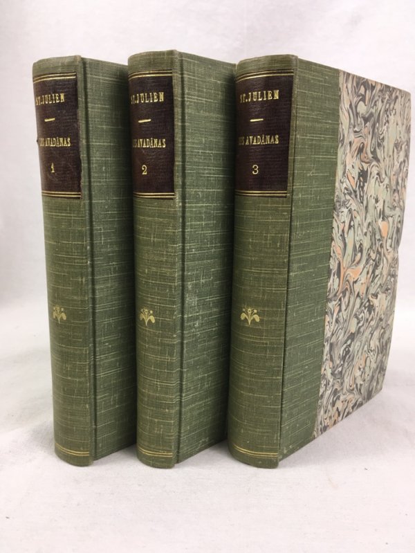Les Avadanas, contes et apologues indiens inconnus jusqu'a ce jour, suivis de fables, de po?sies et de nouvelles chinoises, Paris: published by P. Benjamin Dupart, 1859.