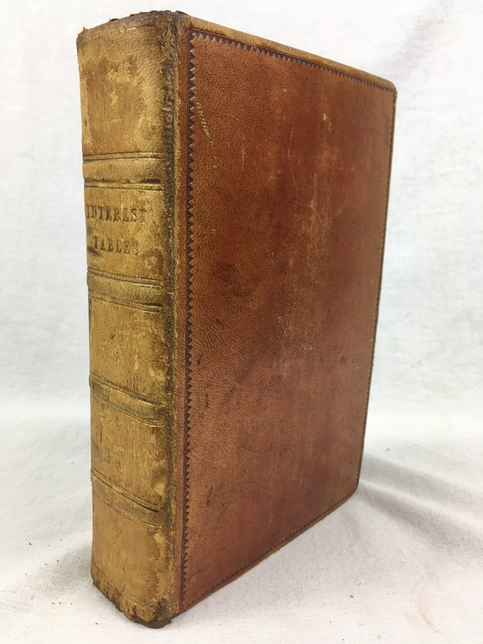 Improved Interest Tables at five percent. For every day of the year. London: Printed by H. and R. Causton, 1803.