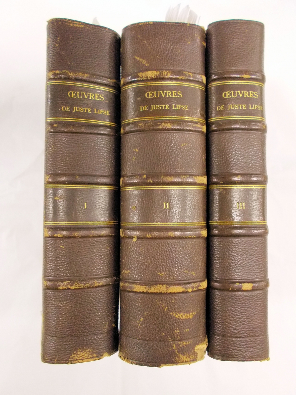 Bibliographie Lipsienne. Premiere et deuxieme serie. 3 volumes. Gand, C. Vyt, 1886-88.
