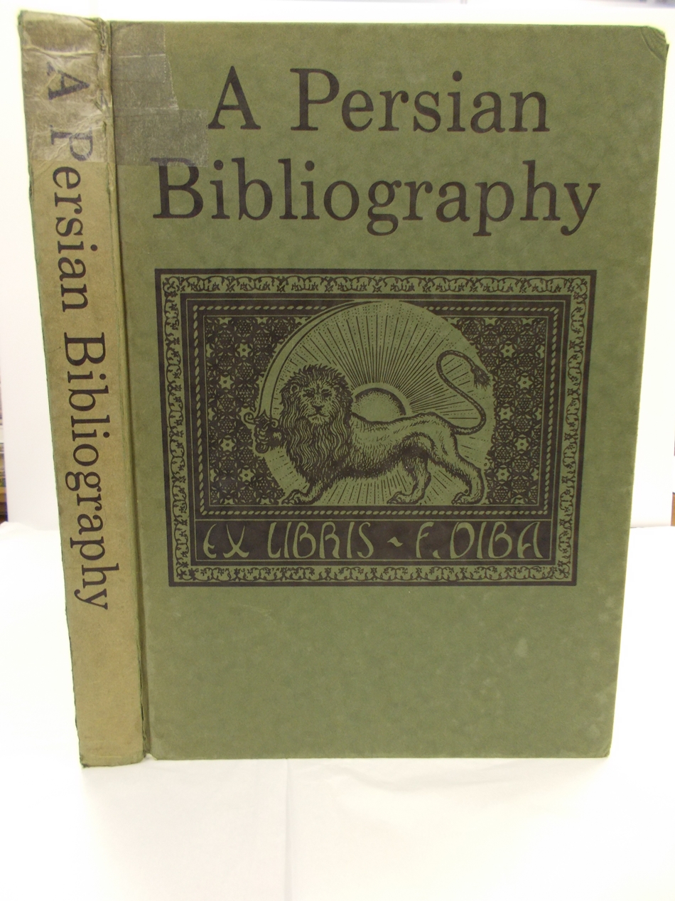 A Persian Bibliography. A Catalogue of the Library of Books and Periodicals in Western Languages on Persia (Iran) in the Diba Collection. London, 1981.