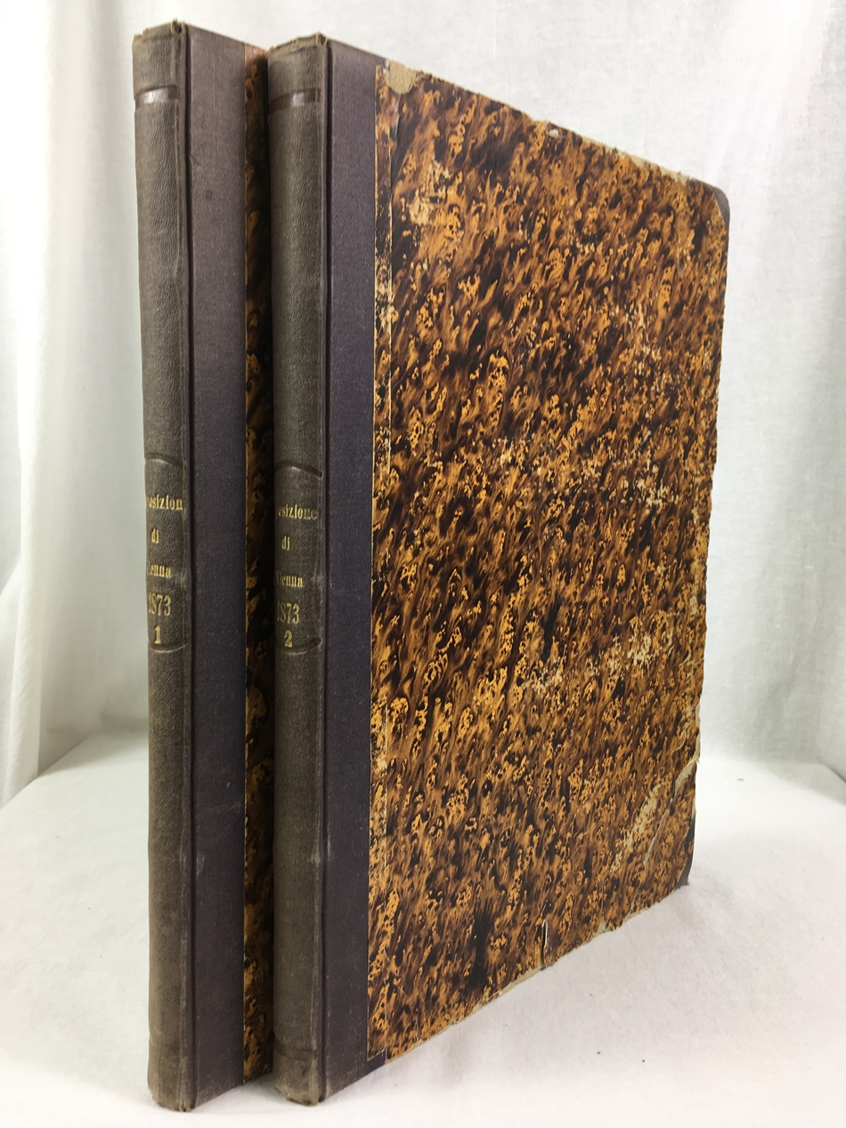 L'Esposizione Universale di Vienna del 1873 illustrata. 80 issues (all published) in 2 volumes. Milano, Sonzongo, 1873..
