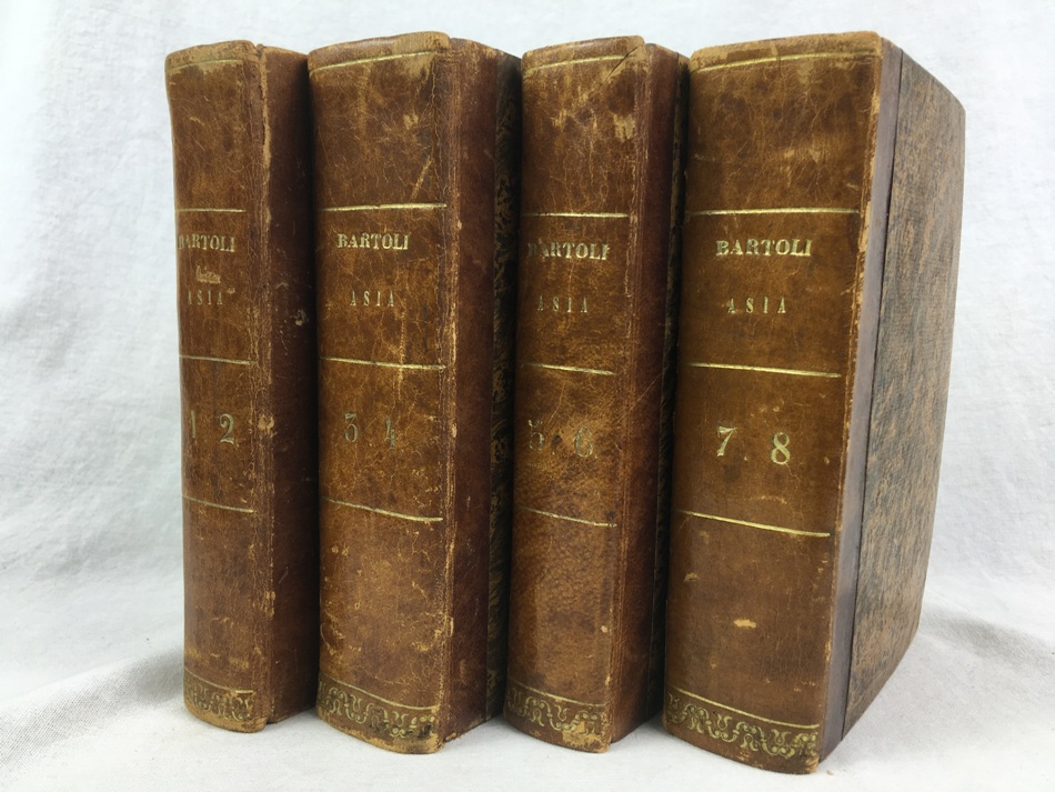 Viaggi di S. Francesco Zaverio e suo Apostolato nelle Indie, Giappone e Mogor ossia Storia dell'Asia. Vol. I-VIII in 4. Brescia, Tipografia del Pio Istituto in S. Barnaba, 1837.