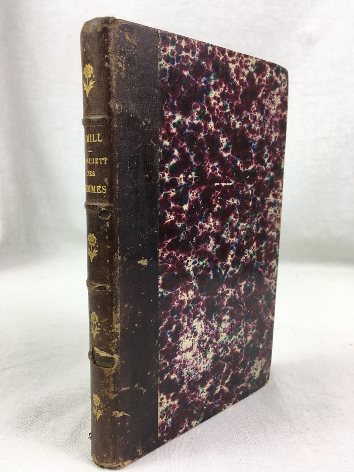 L'Assujettissement des Femmes. Traduit de l'anglais par E. Cazelles. Deuxieme edition. Paris, Guillaumin, 1876.