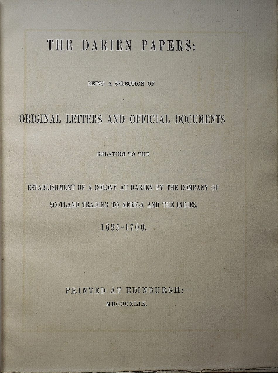 The Darien Papers,