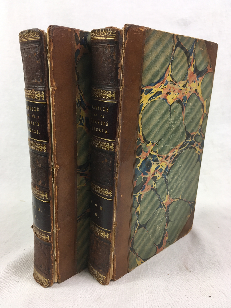 De la Charite Legale. Tome 1-2. Paris, P. Dufart, 1836.