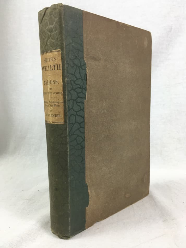 An Inquiry into the Nature and Causes of the Wealth of Nations. With a life of the author. Complete in one volume. Edinburgh, Ross, 1839.