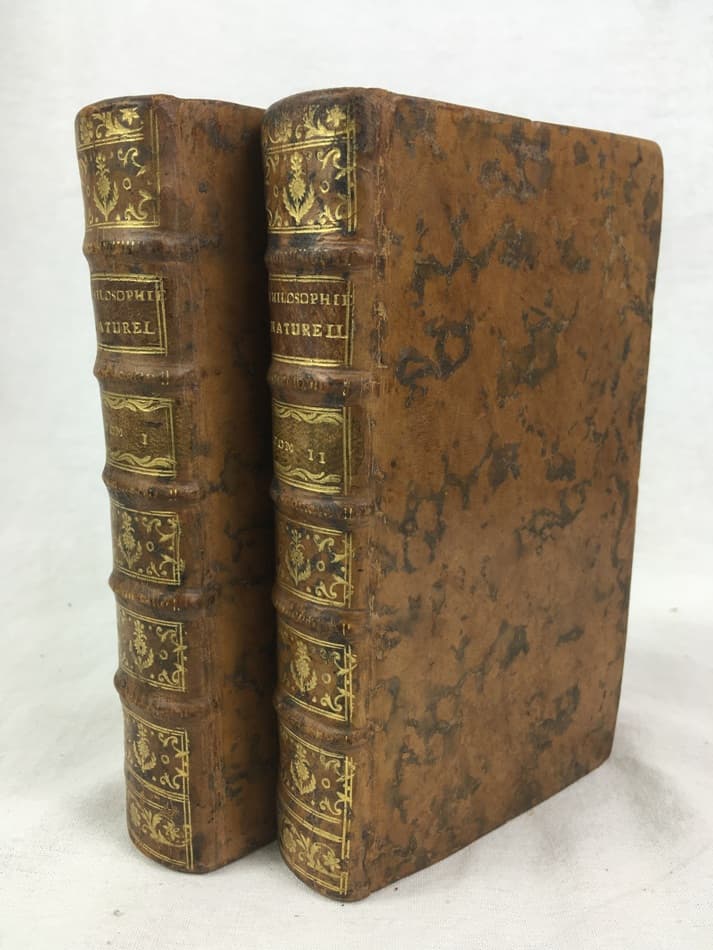 La Philosophie Naturelle, Civile et Morale. Traduction libre de l'Anglois. Tome 1-2. Lyon, Regnault, 1770.